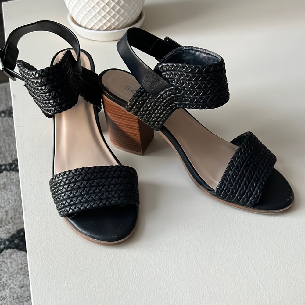 Braid Heeled Sandal
